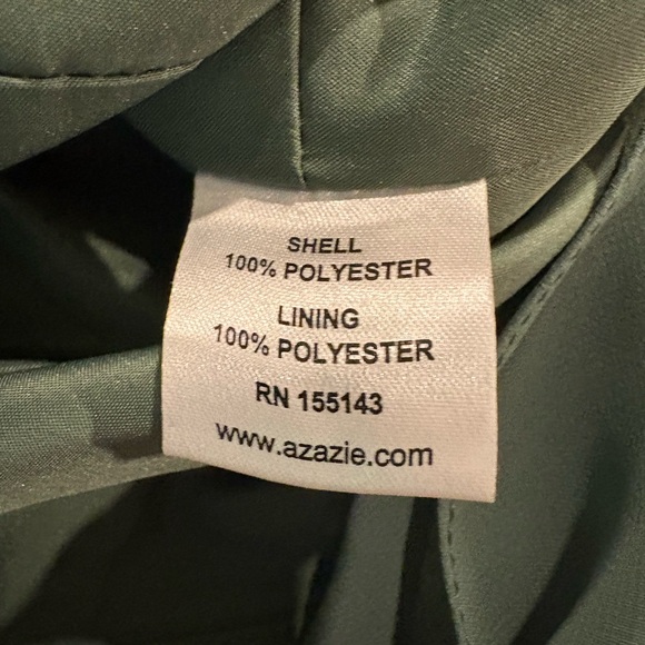 Azazie A16 Eucalyptus Karina Dress - Picture 4 of 6